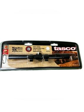 Tasco Rimfire 4x15mm Black Rifle Scope